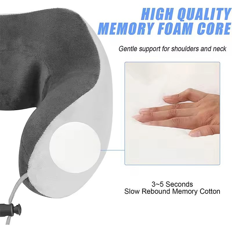 Almohada de Masaje, resolución de problemas de cuello de calor en forma de U cuello eléctrico almohadas Shiatsu infrarrojo