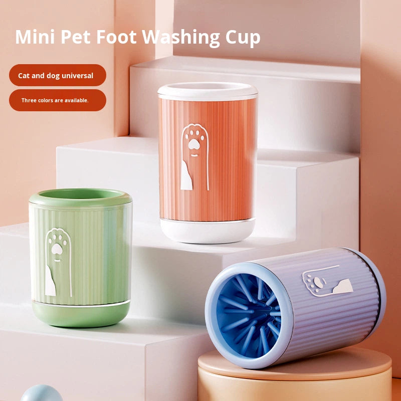 Limpiador Portátil para Patas de Perros y Gatos, Taza para Lavar Patas de Mascotas