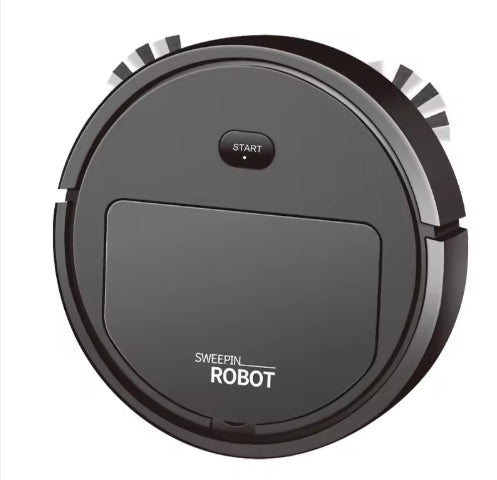 Robot aspirador 3 en 1, Robot aspirador recargable, máquina de barrido con fuerte succión, máquina de limpieza compacta para limpieza del hogar