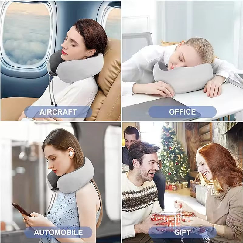 Almohada de Masaje, resolución de problemas de cuello de calor en forma de U cuello eléctrico almohadas Shiatsu infrarrojo